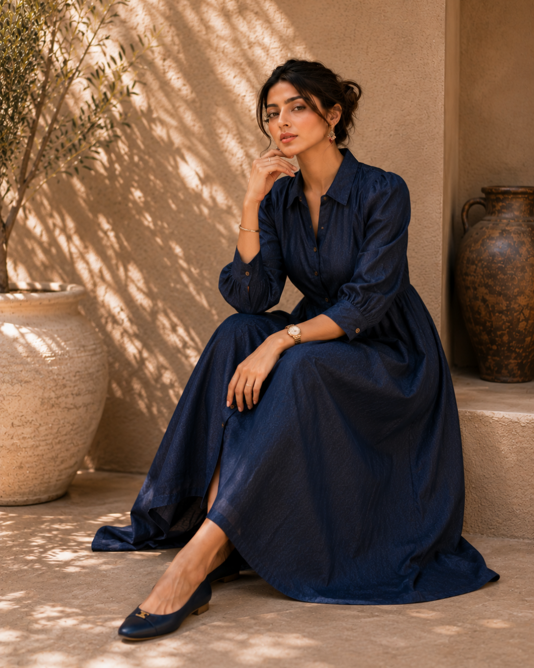 Midnight Denim Grace Dress