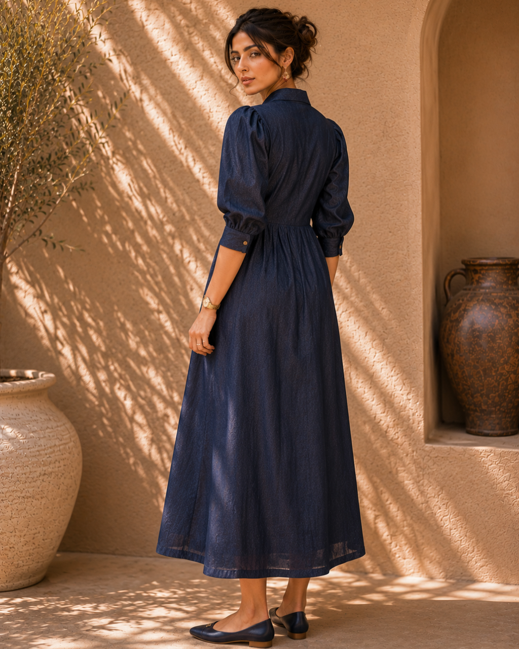 Midnight Denim Grace Dress