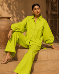 Lime Luxe Cotton Co-Ord Set