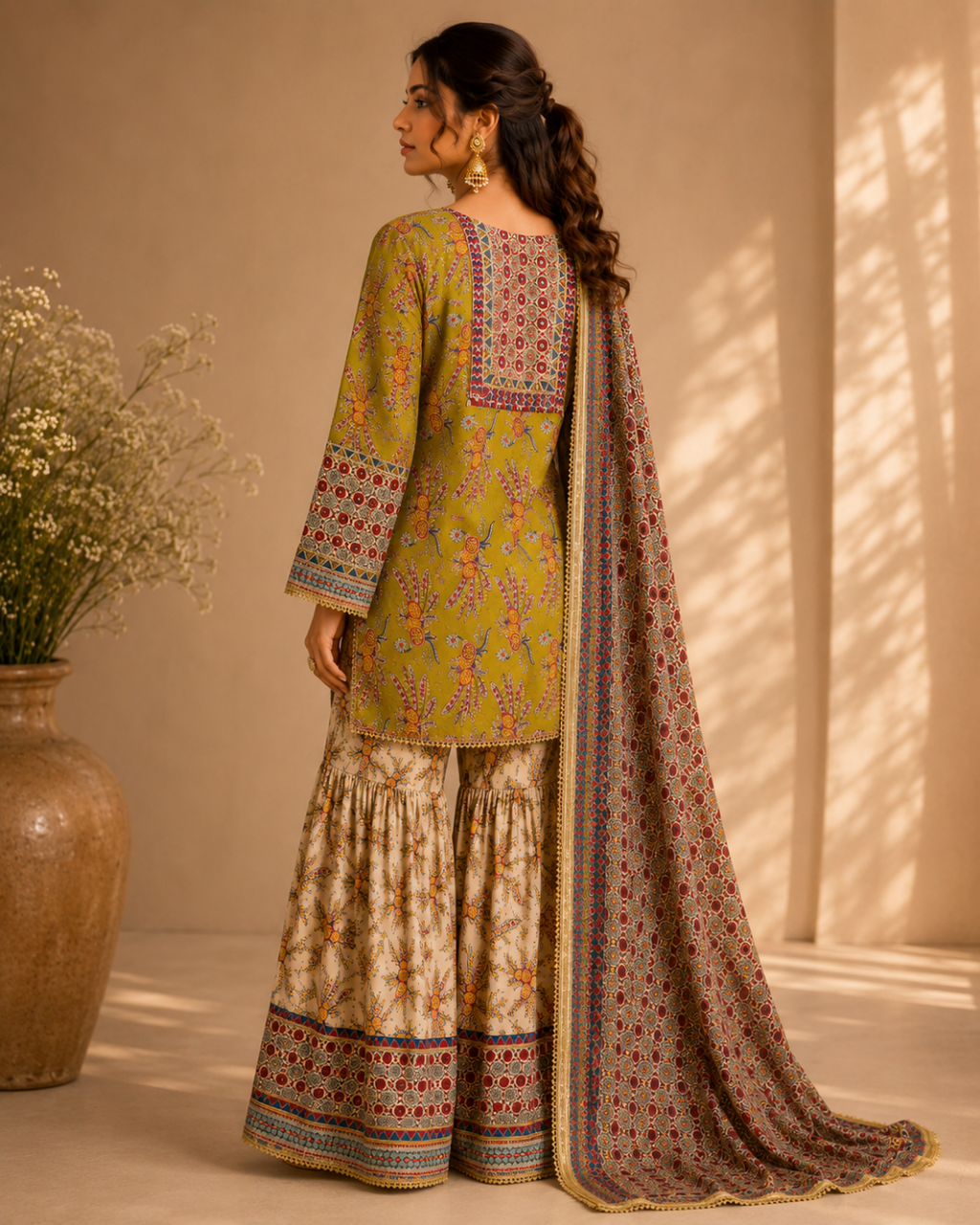 Zariya Printed Sharara Set