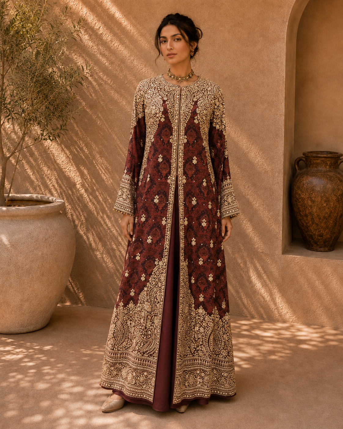 Crimson Gold Heritage Suit