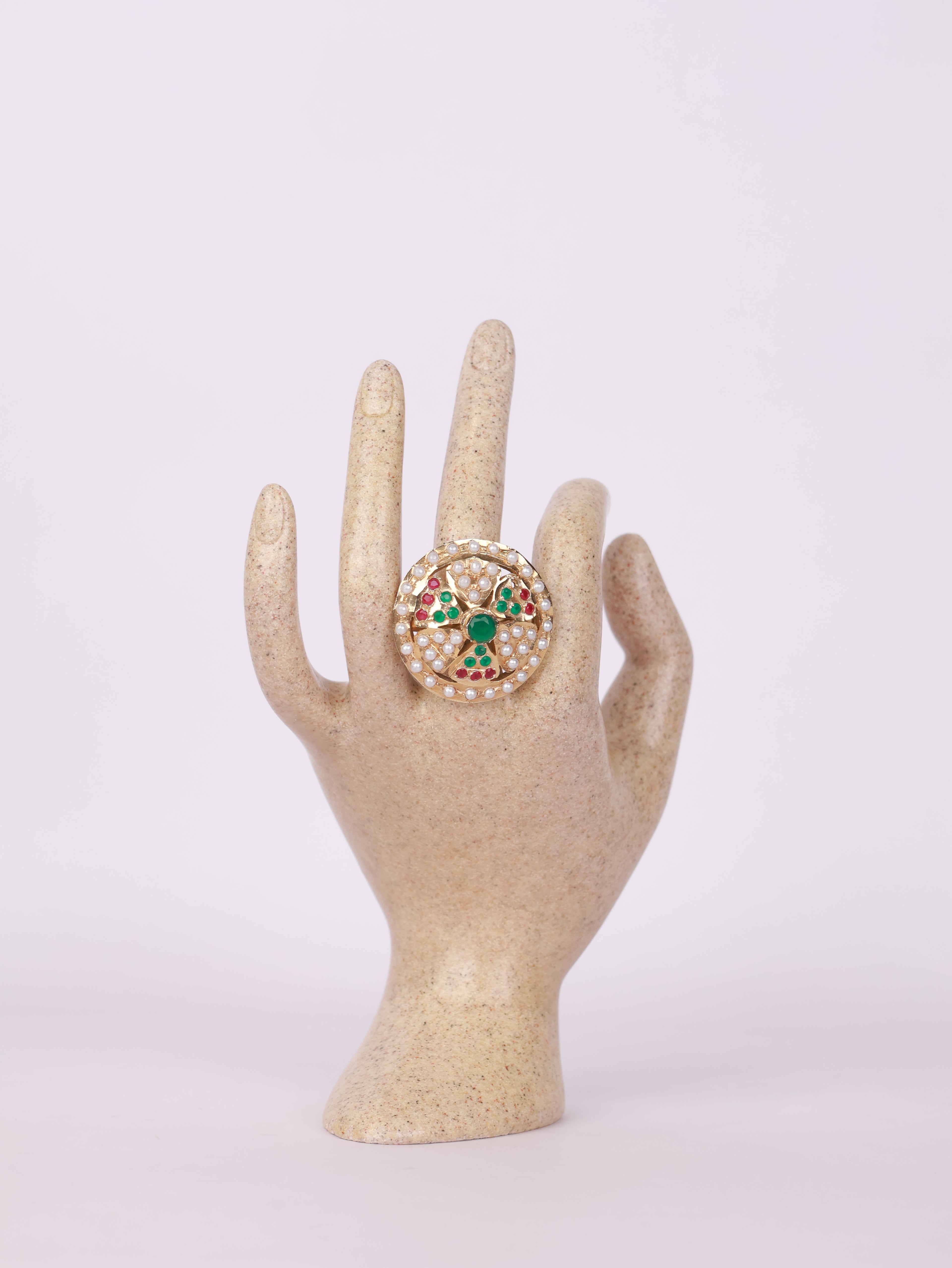 Heritage Pearl & Gemstone Statement Ring
