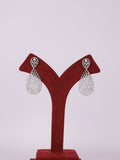 Pearl Lattice Chandbali Earrings
