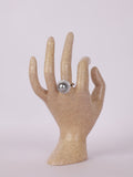 Pearl Halo Sunburst Ring