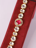 Regal Ruby & Kundan Halo Bracelet