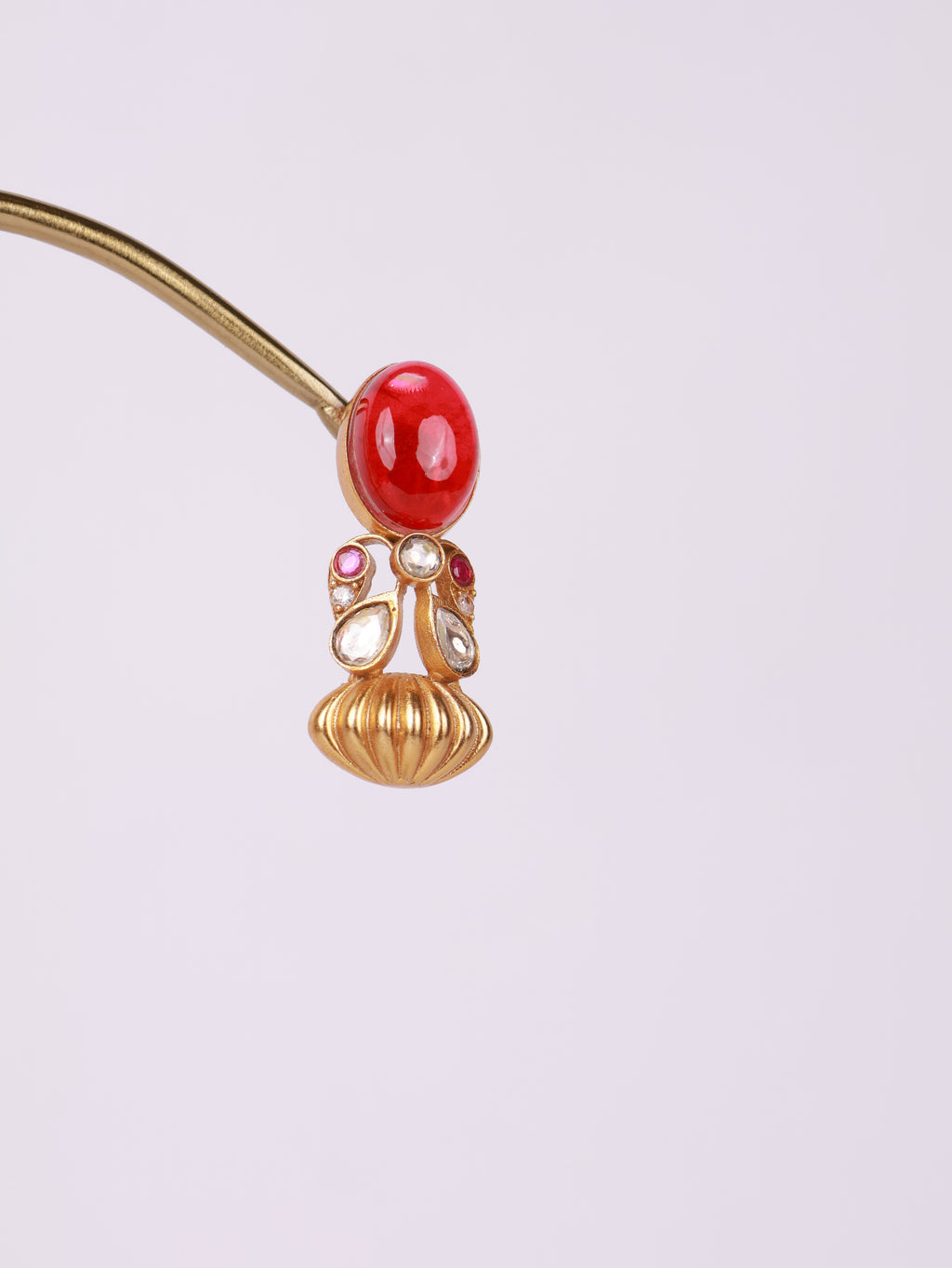 Geometric Crystal & Pearl Statement Drop Earrings