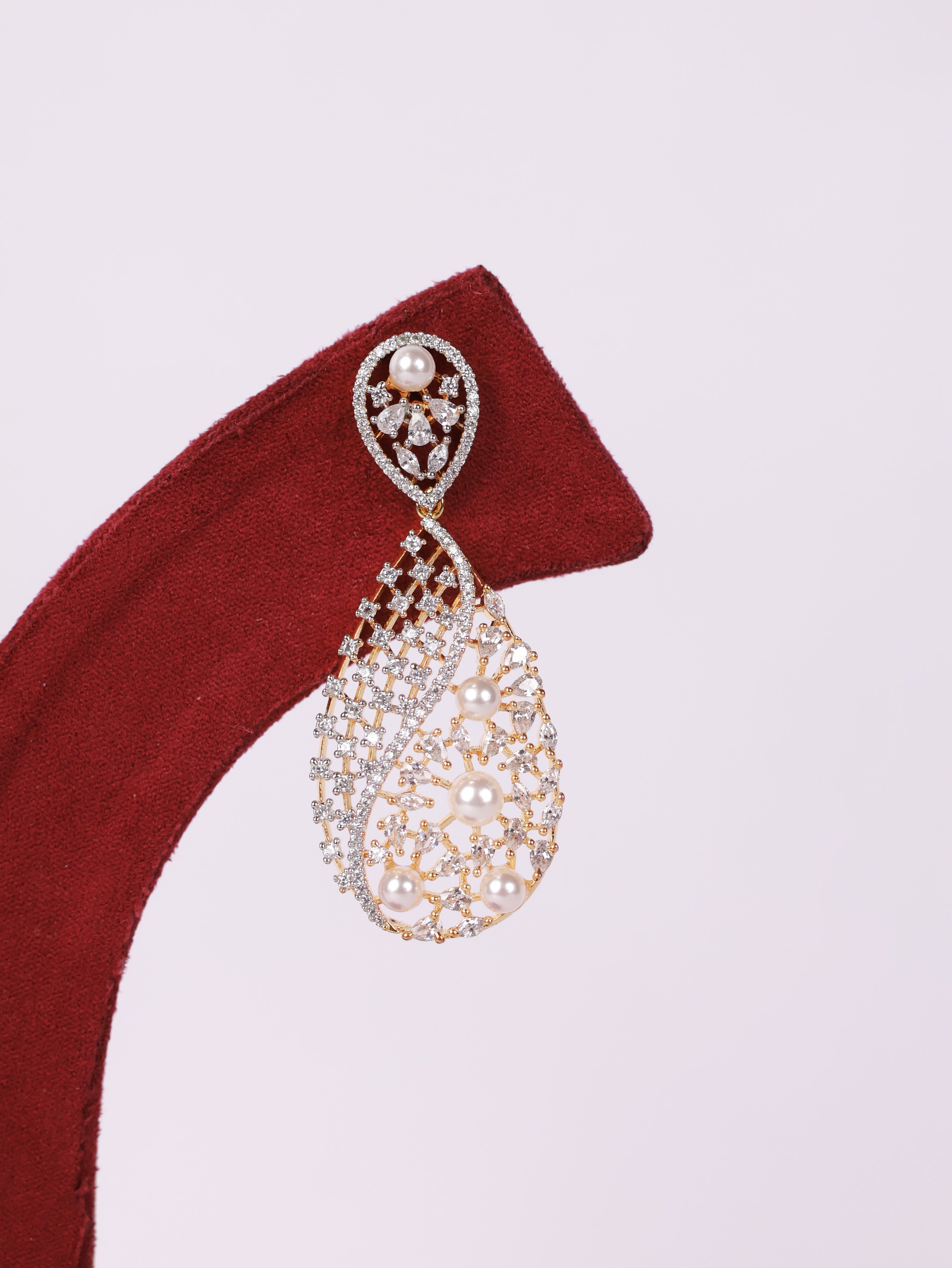 Luxe Filigree Teardrop Earrings