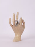 Royal Polki Tear & Pavé Cluster Statement Ring
