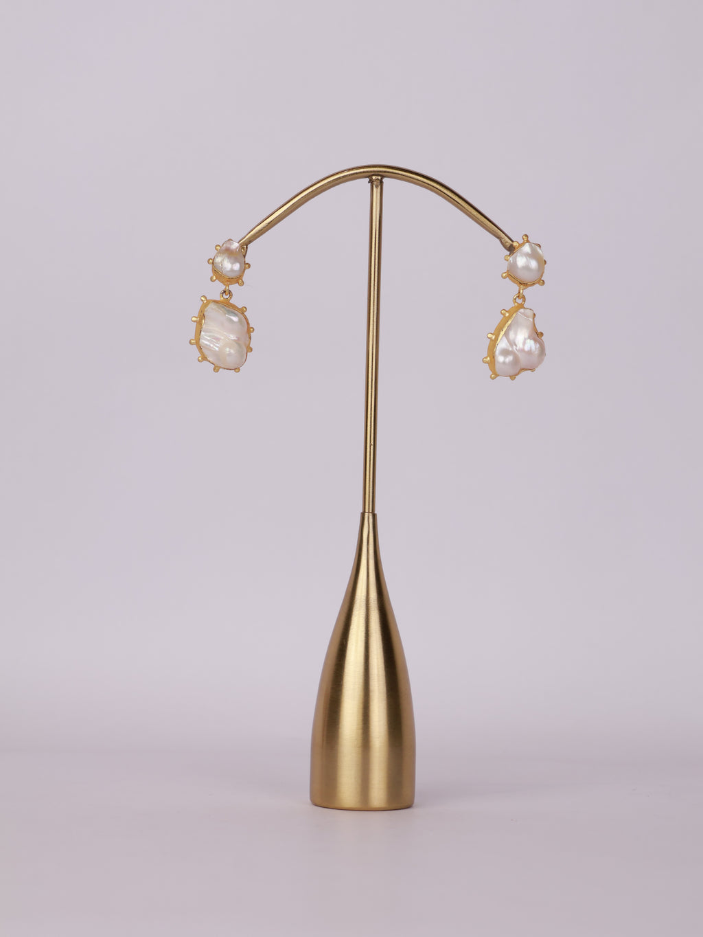 Baroque Pearl Statement Drop Earrings