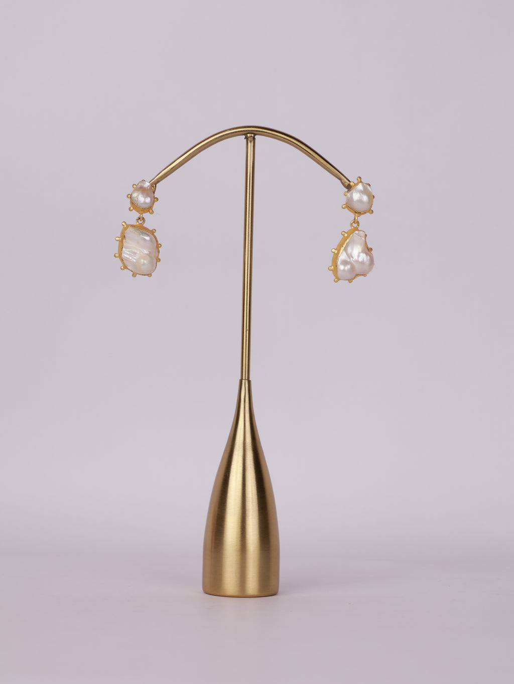 Baroque Pearl Statement Drop Earrings