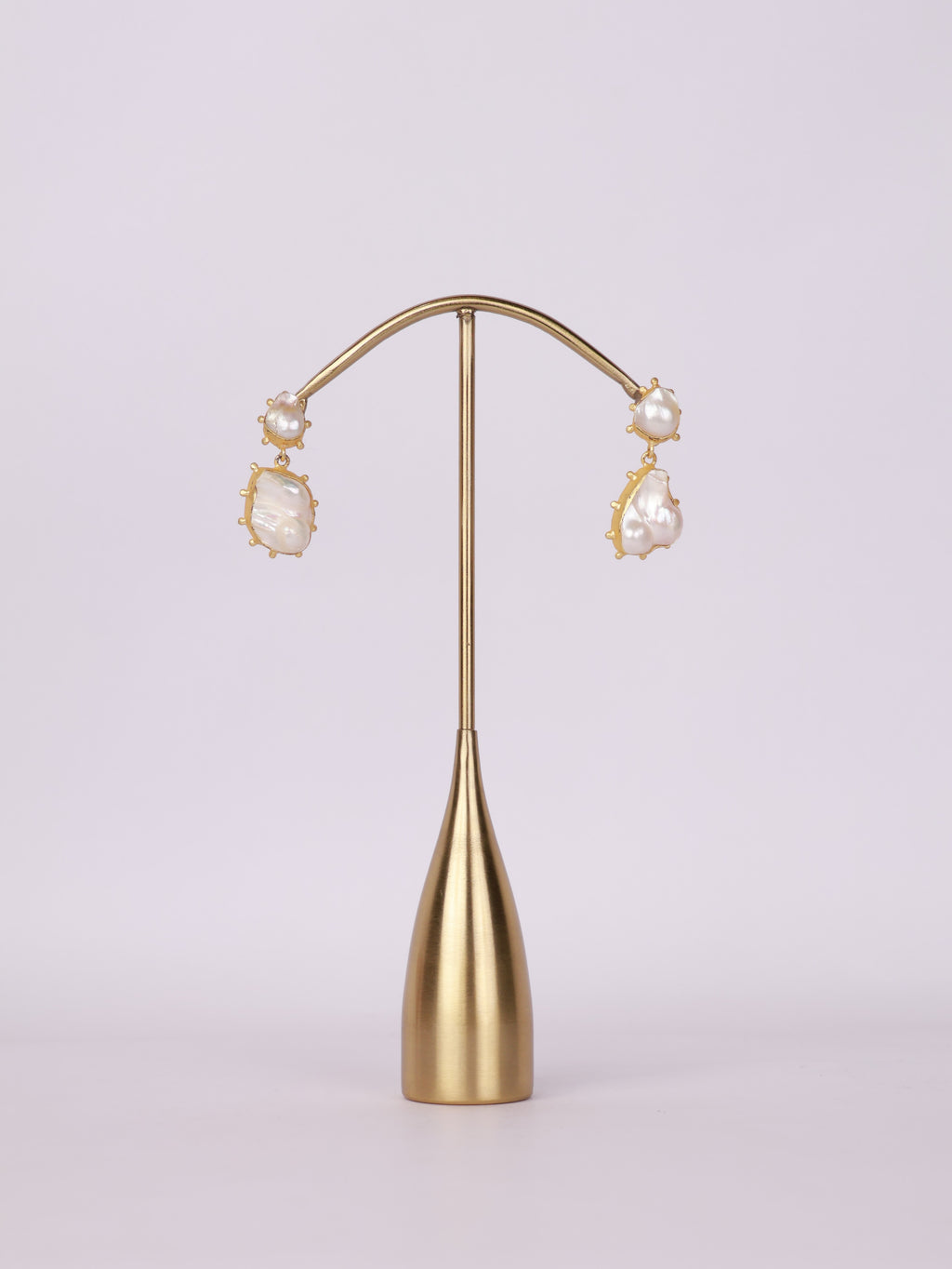 Baroque Pearl Statement Drop Earrings