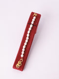 Pearl Charm Toggle Bracelet