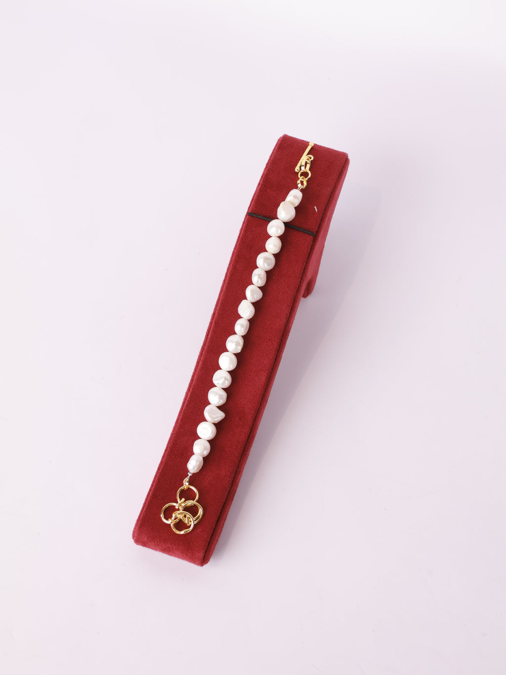 Pearl Charm Toggle Bracelet