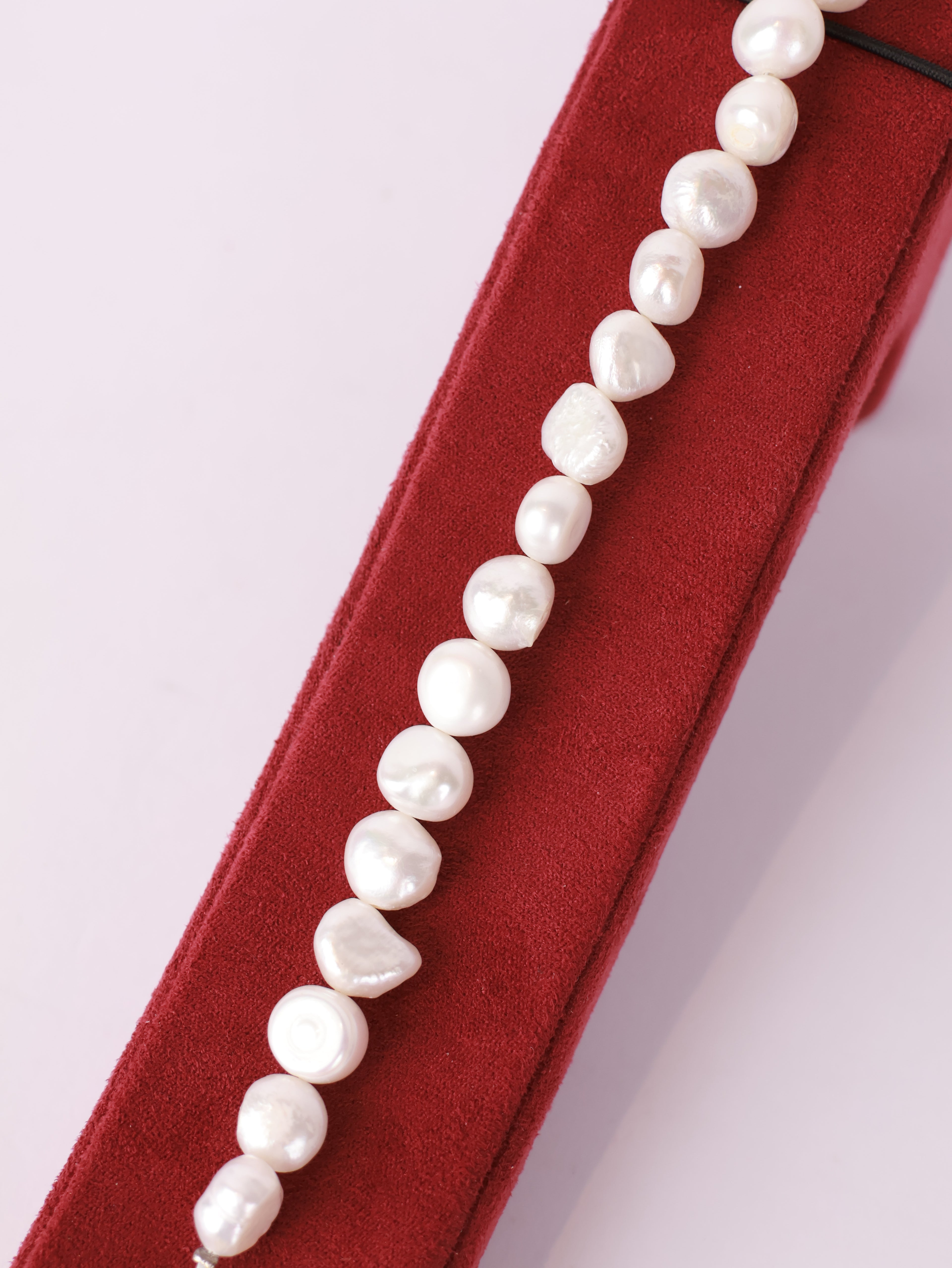 Pearl Charm Toggle Bracelet