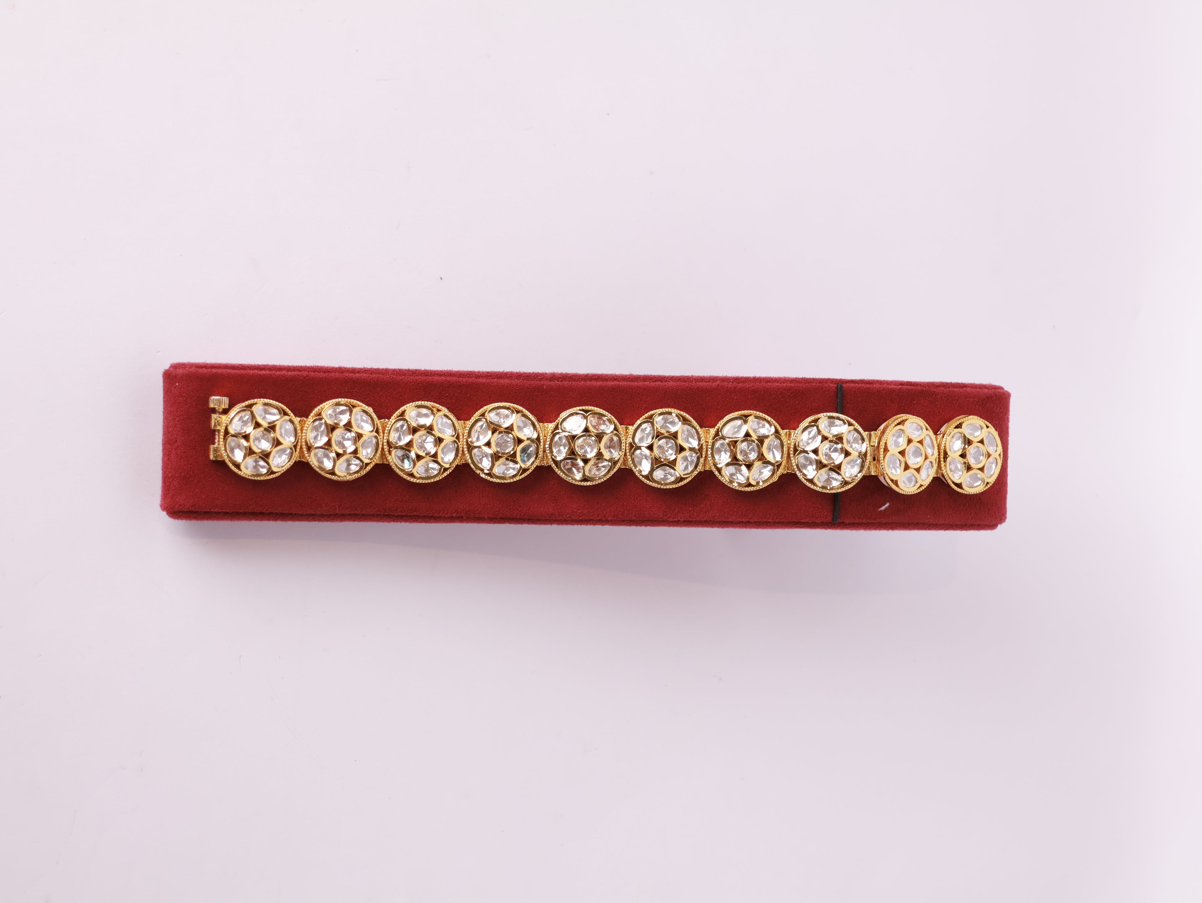 Royal Kundan Floral Bracelet