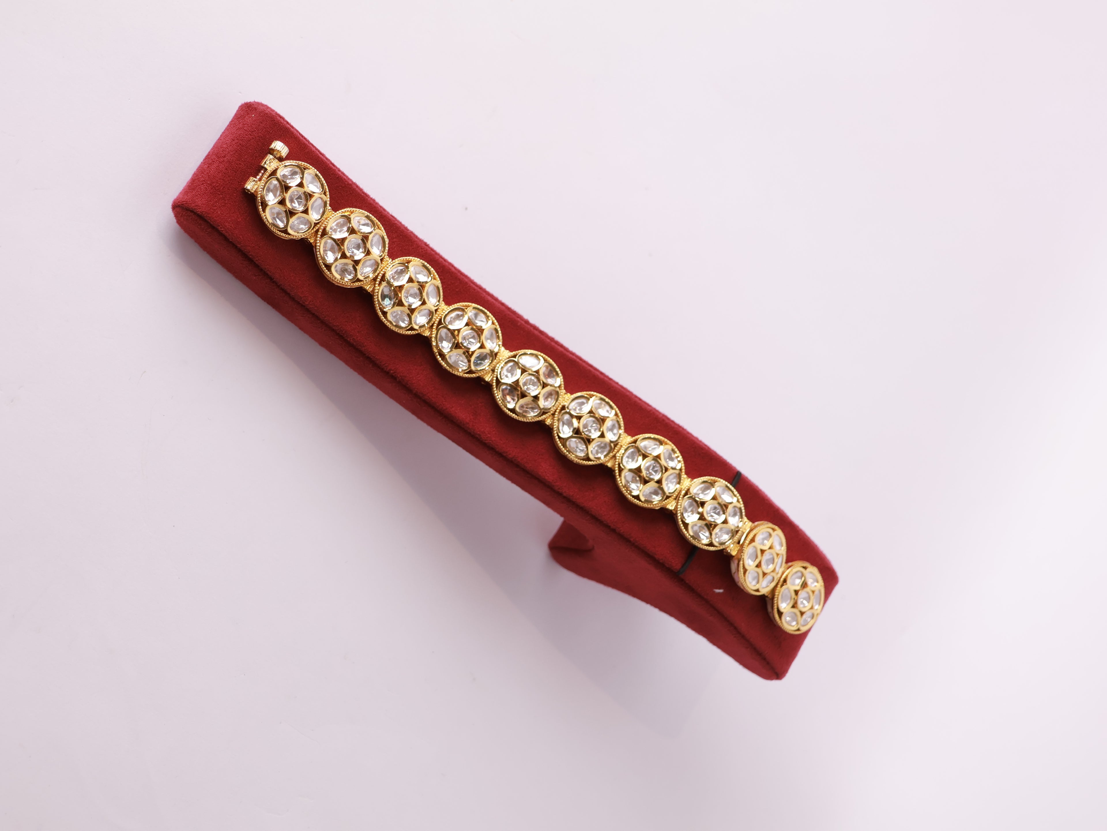Royal Kundan Floral Bracelet