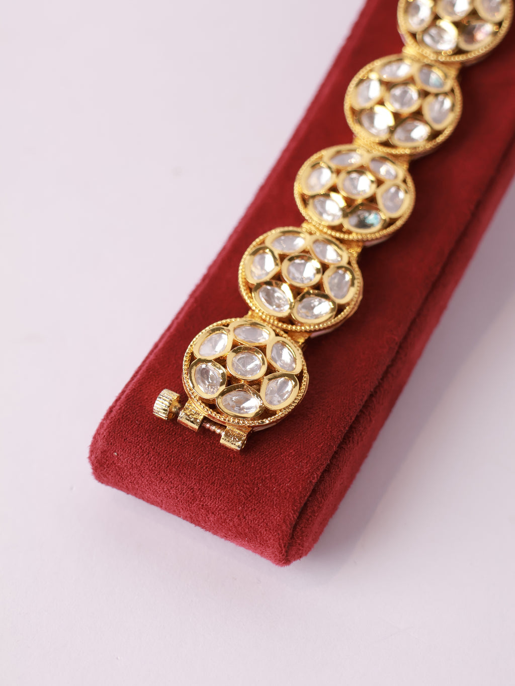 Royal Kundan Floral Bracelet