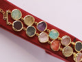 Raw Gemstone Double-Strand Bracelet