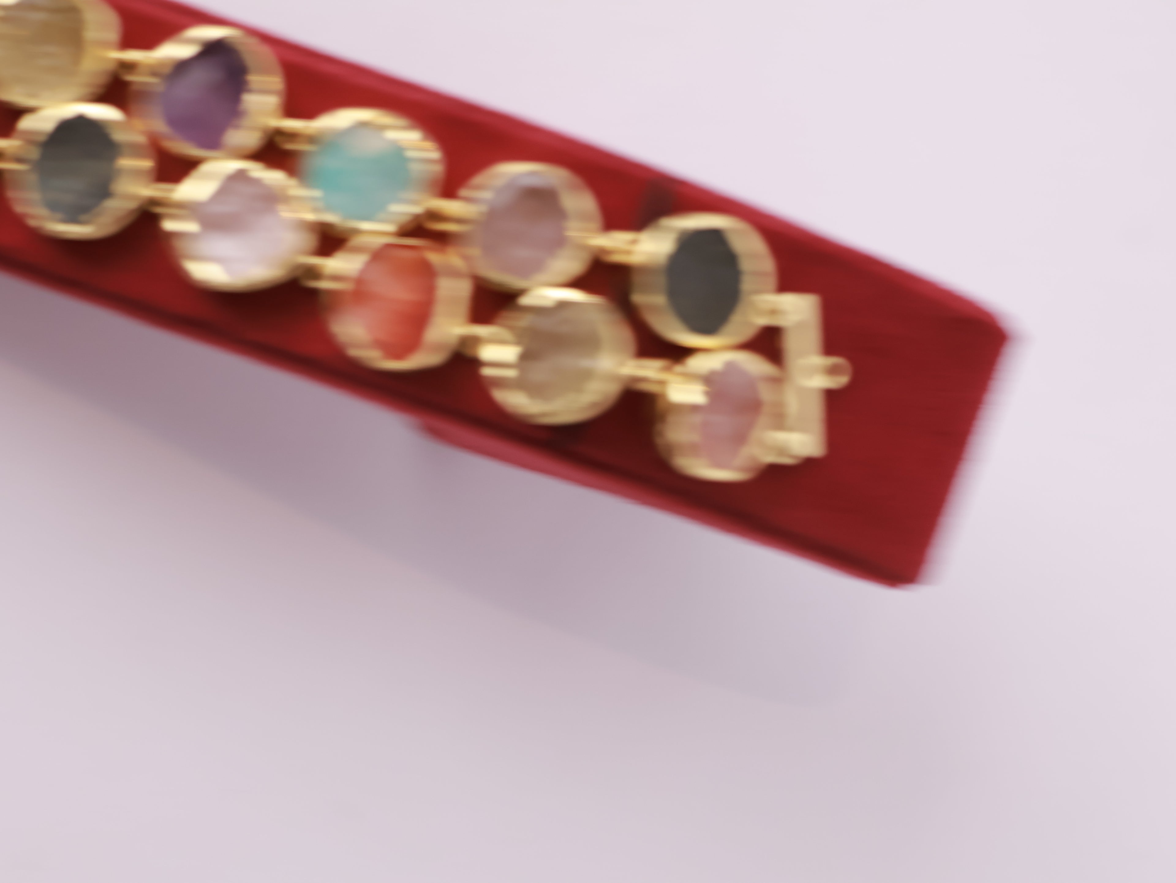 Raw Gemstone Double-Strand Bracelet