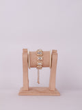Royal Kundan Polki & Pearl Beaded Adjustable Bracelet