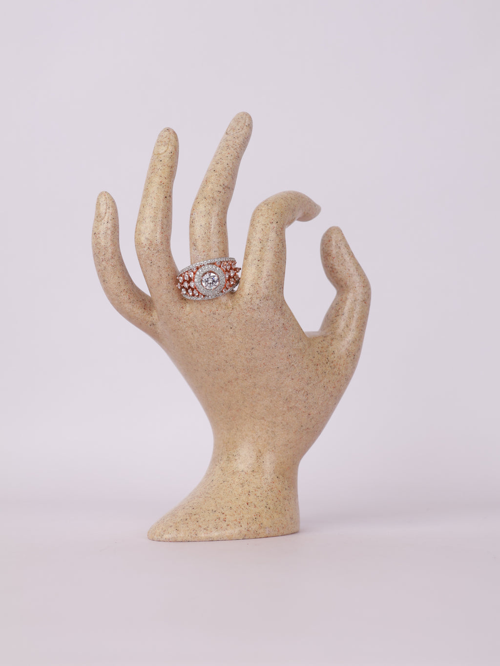 Dual-Tone Radiance Solitaire Ring