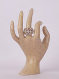 Rose Gold Multi-Tier Diamond Statement Ring