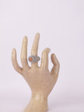 Vintage Peach Topaz Cocktail Ring