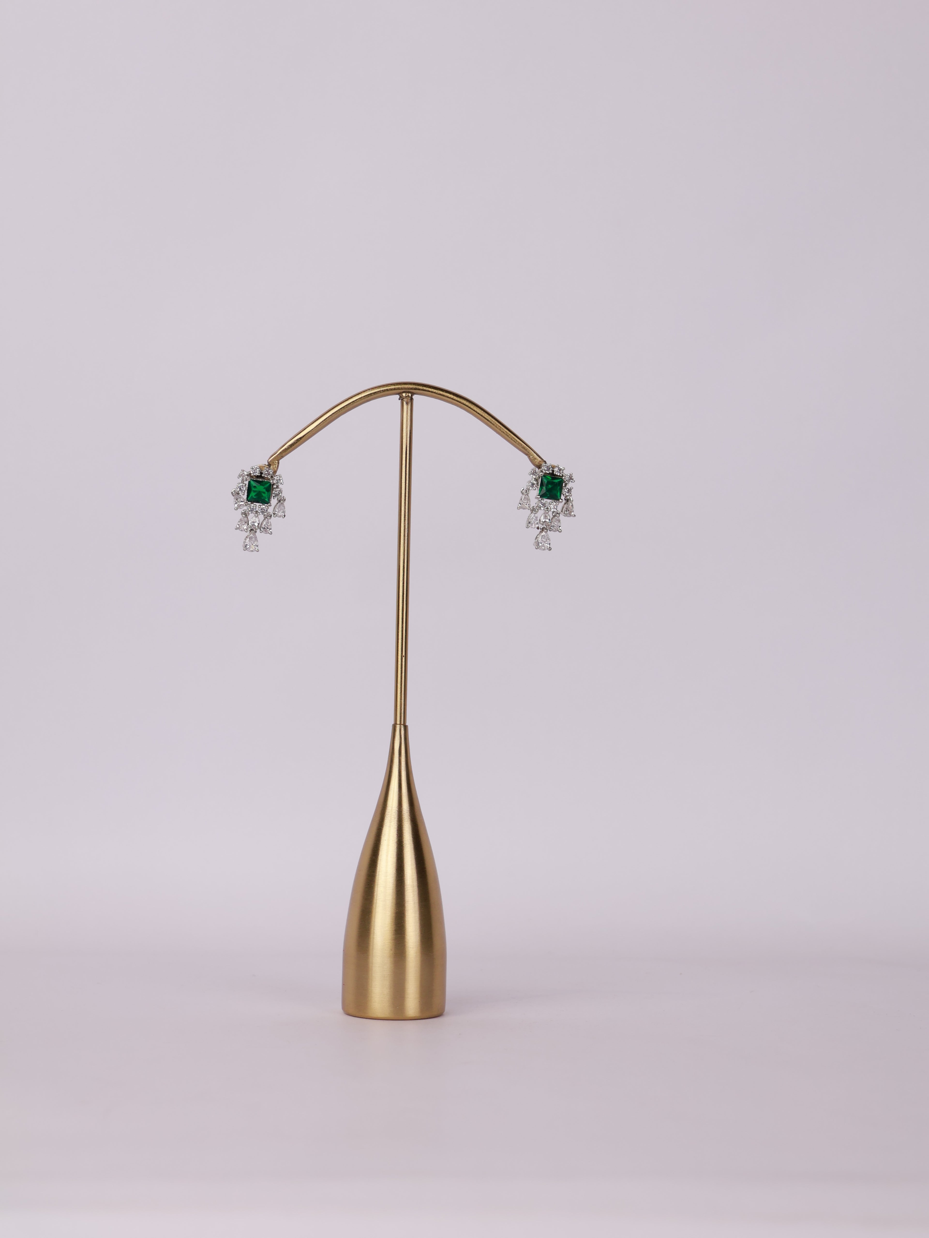 Emerald Cascade Earrings