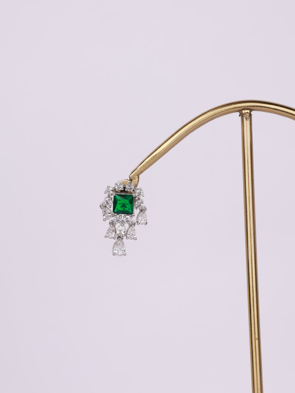 Emerald Cascade Earrings