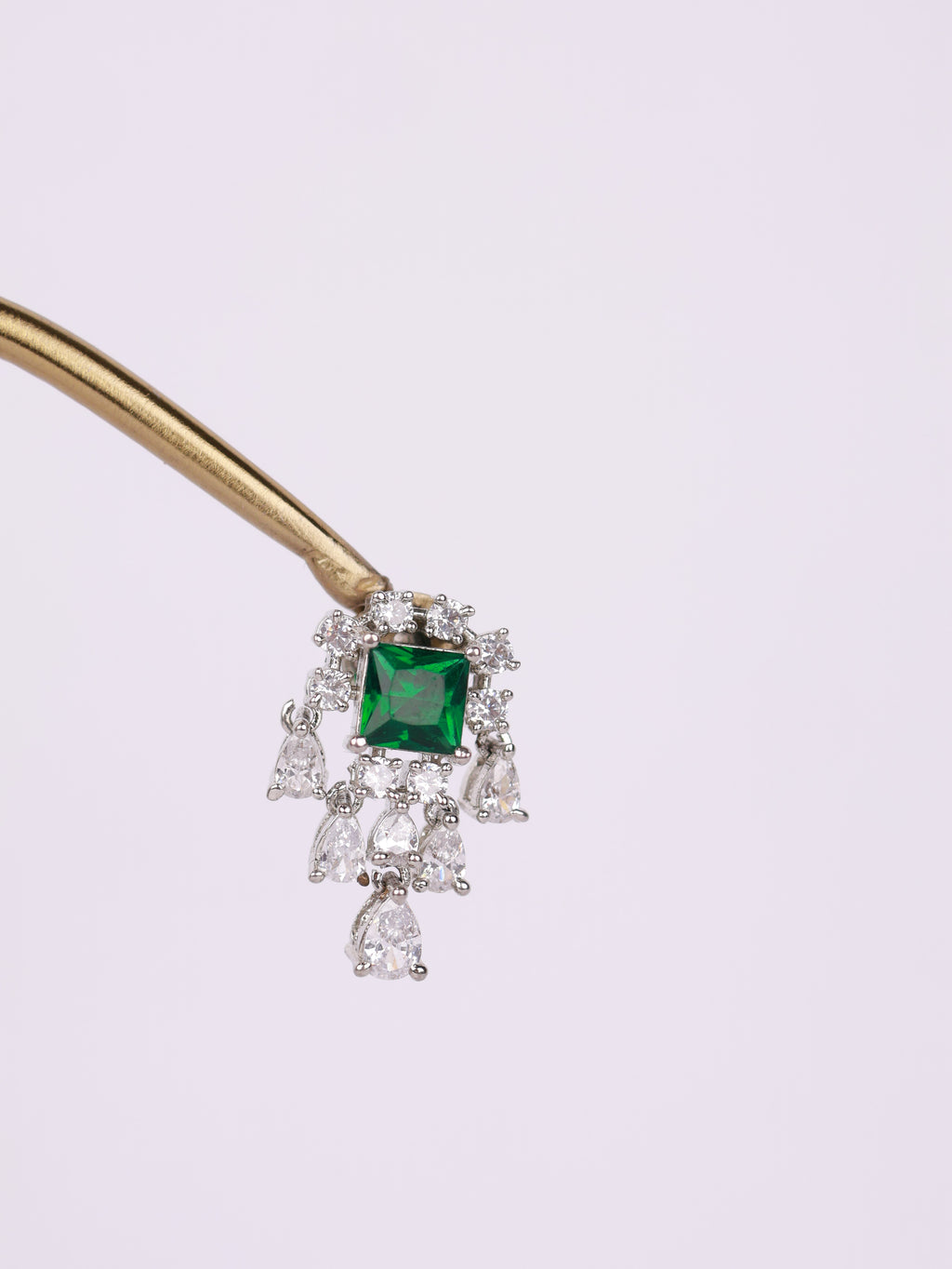 Emerald Cascade Earrings