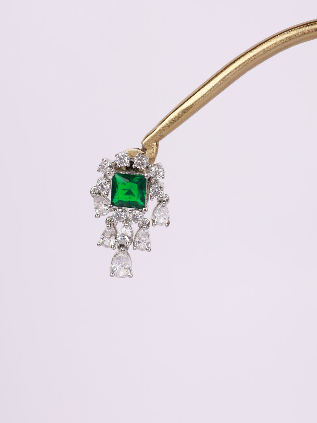 Emerald Cascade Earrings