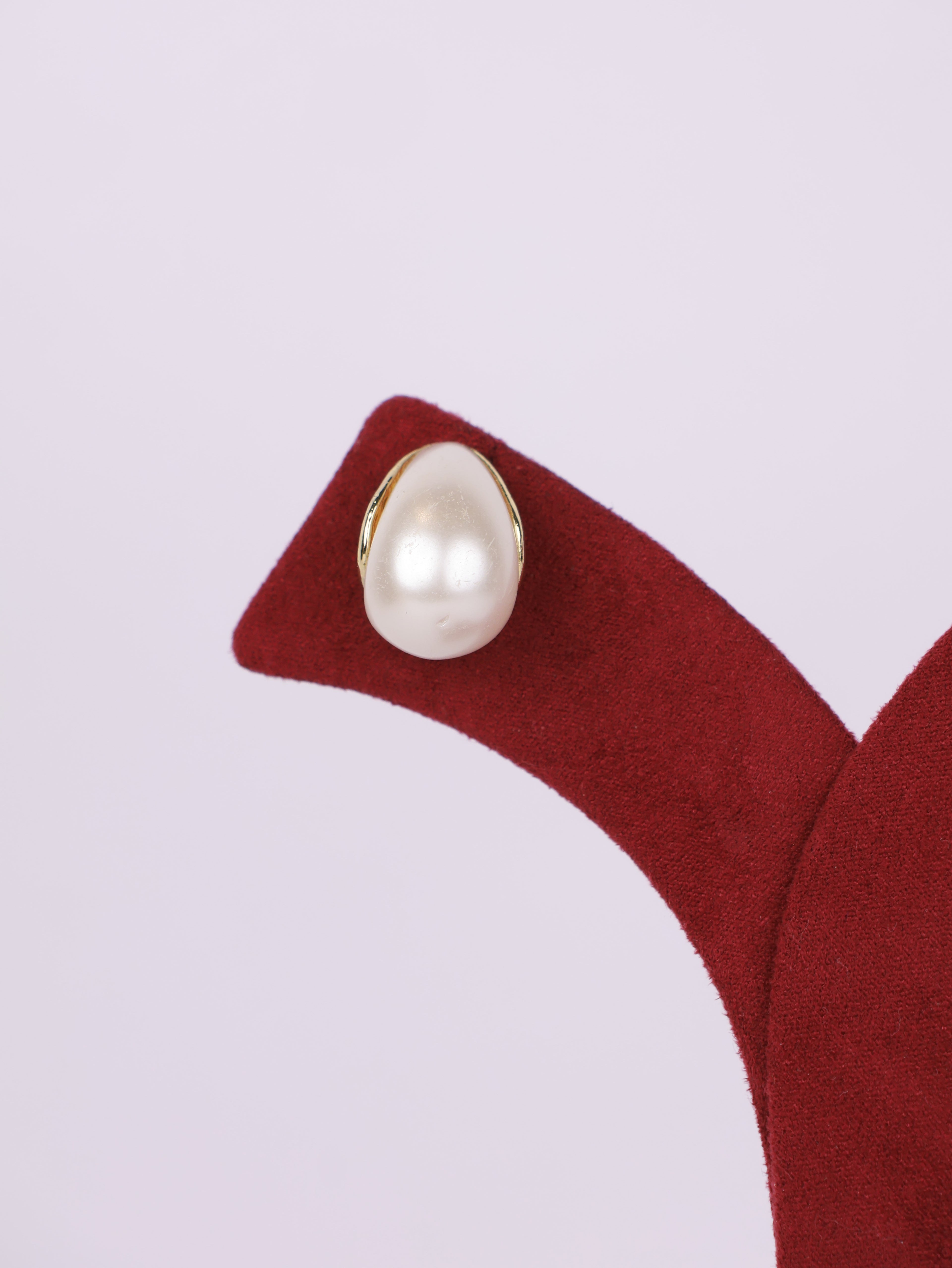 Ivory Pearl Teardrop Earrings