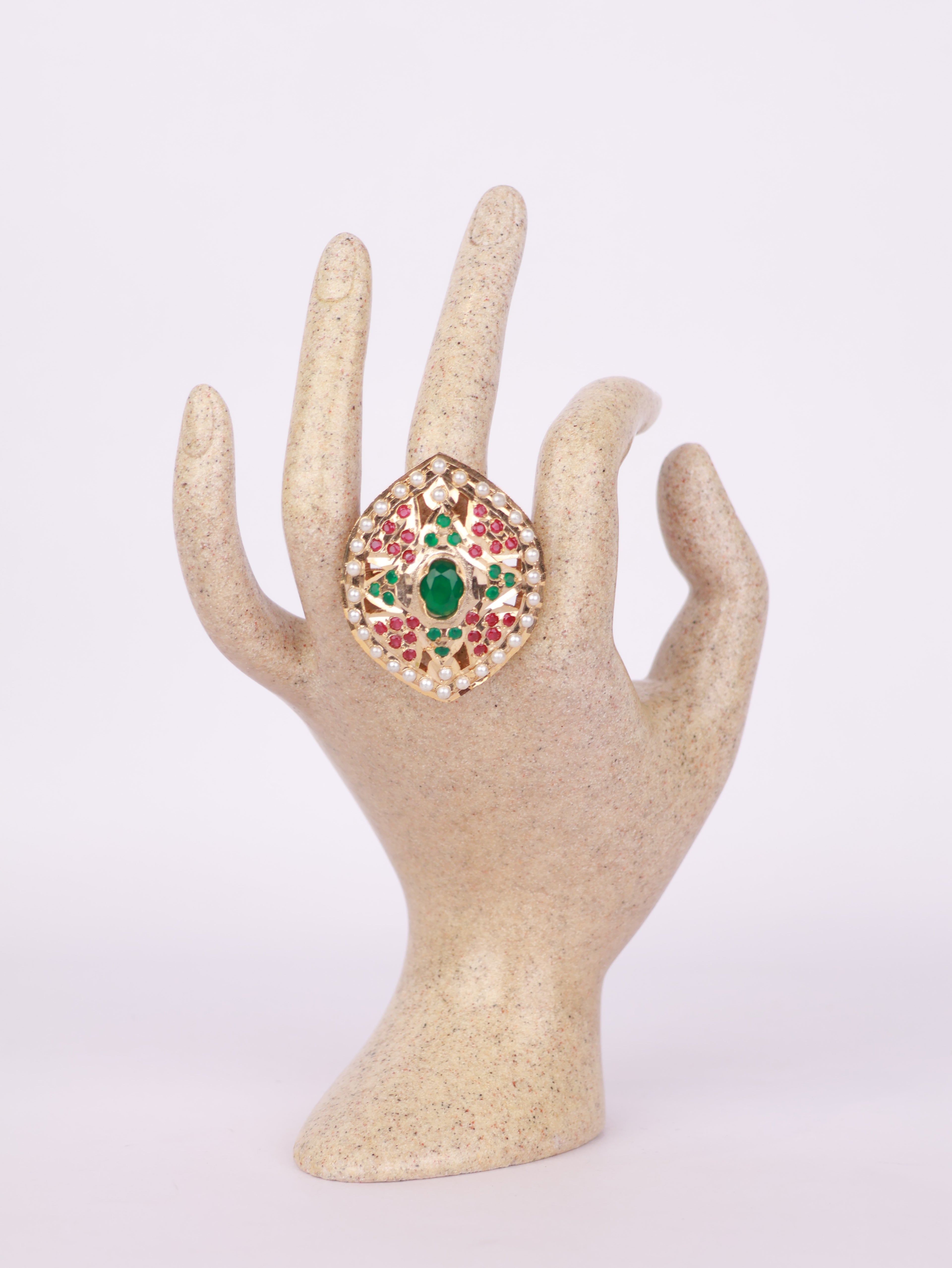 Imperial Emerald Crest Ring