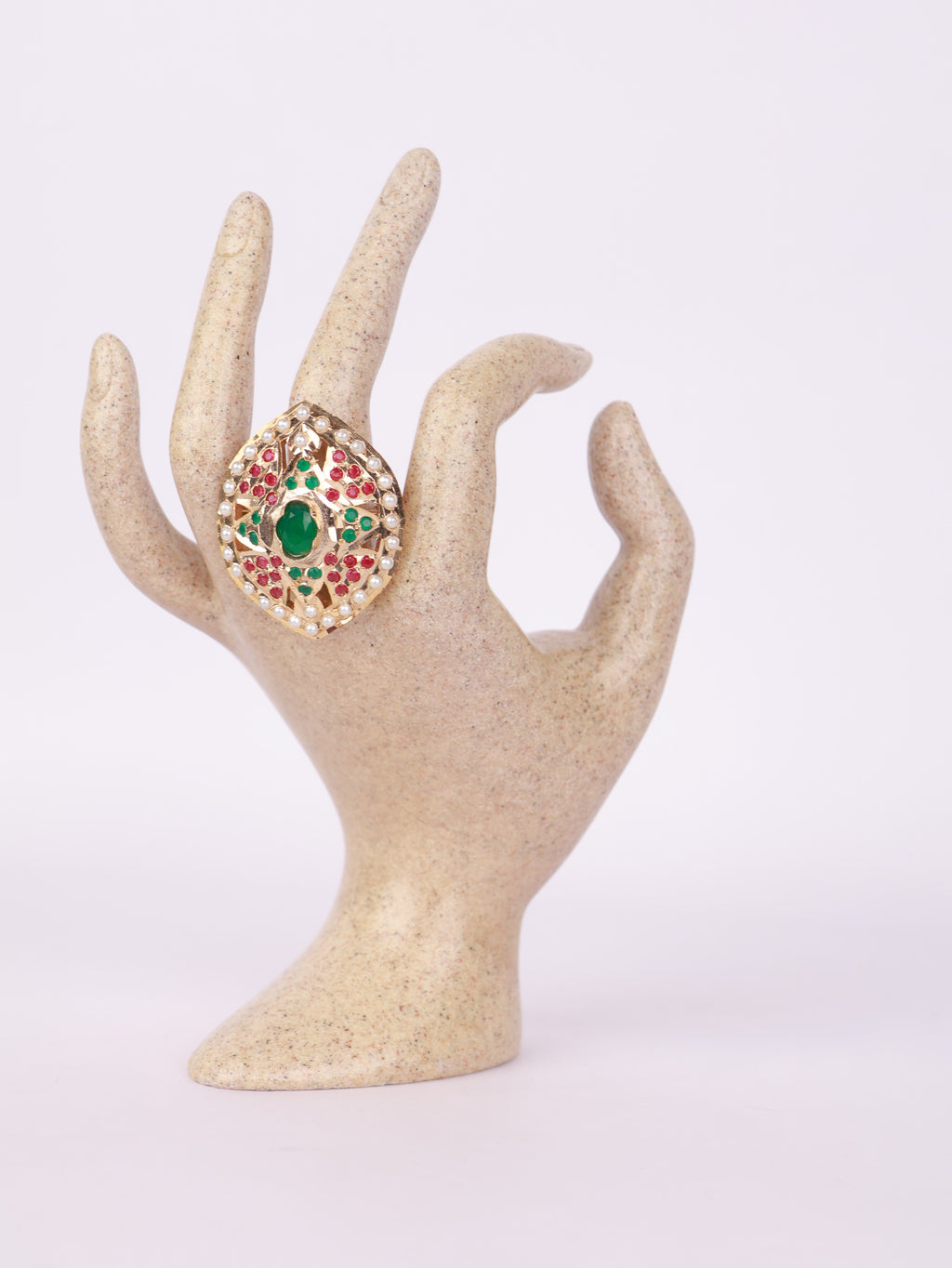 Imperial Emerald Crest Ring