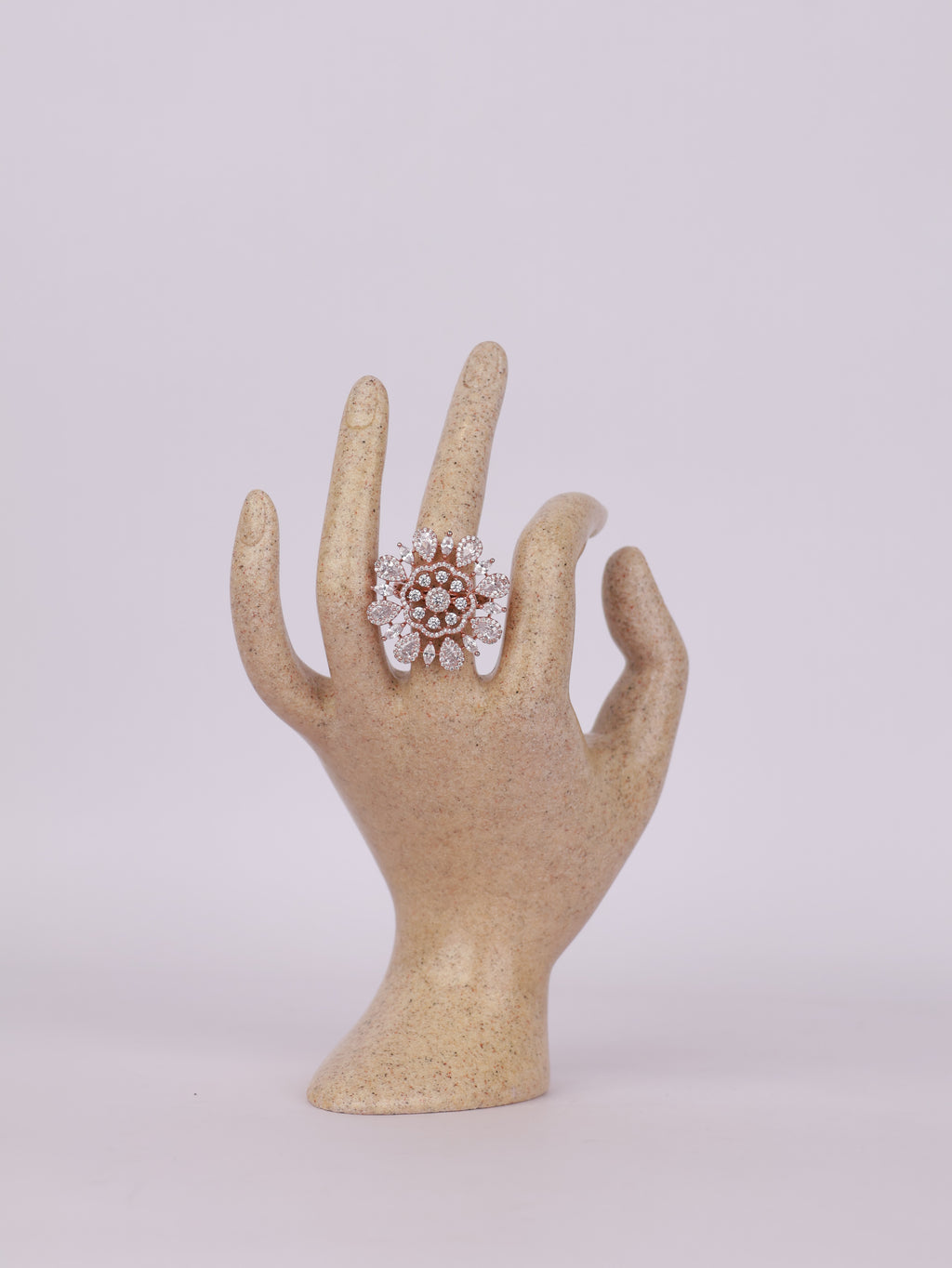 Stellar Crystal Bloom Ring