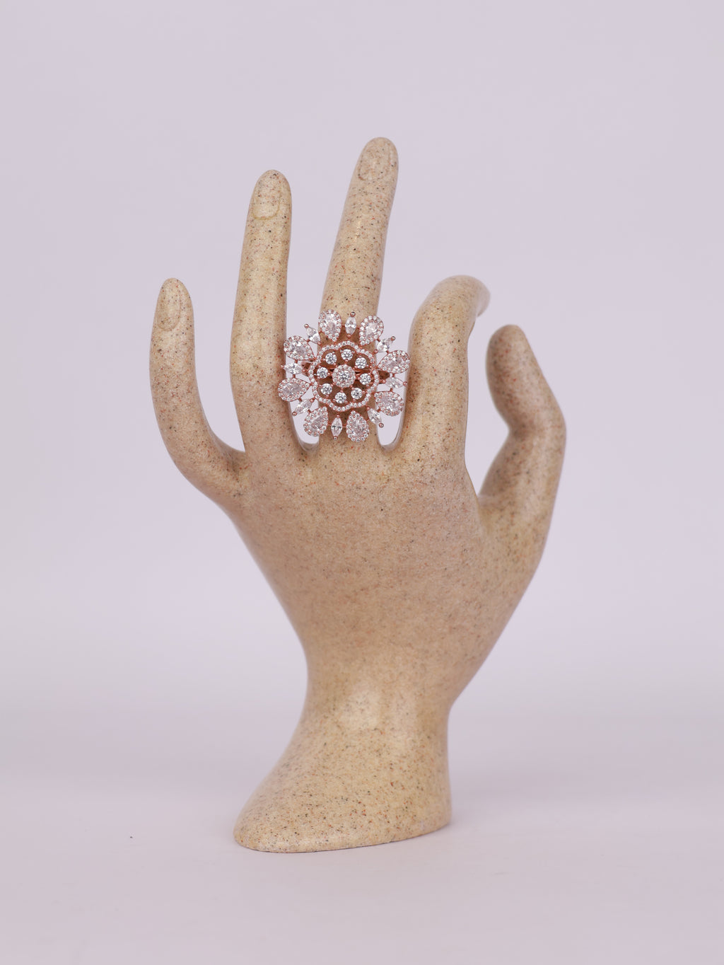 Stellar Crystal Bloom Ring