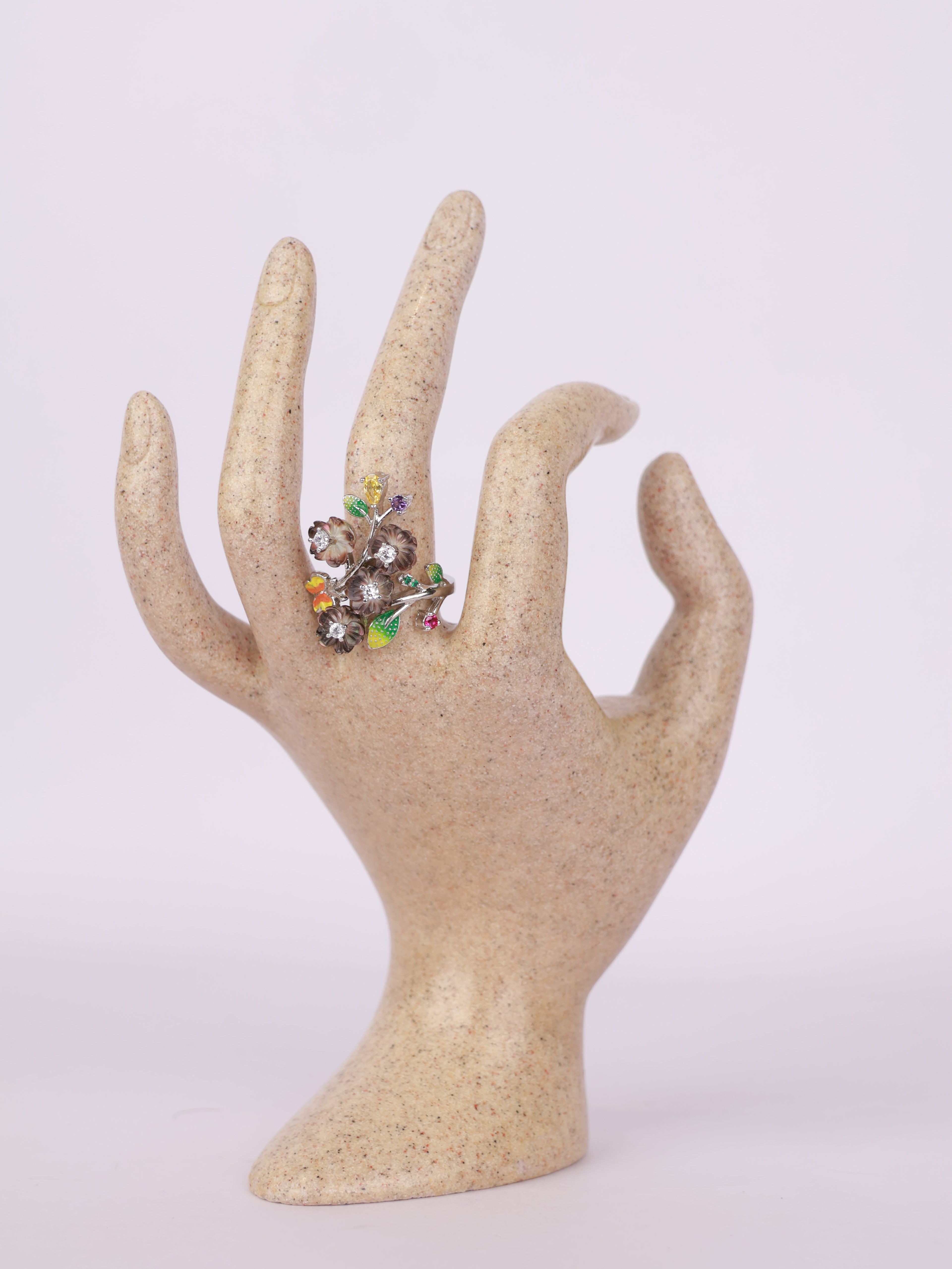 Enchanted Meadow Blossom Ring