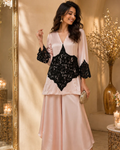 Blush Pink Satin Co-Ord Set