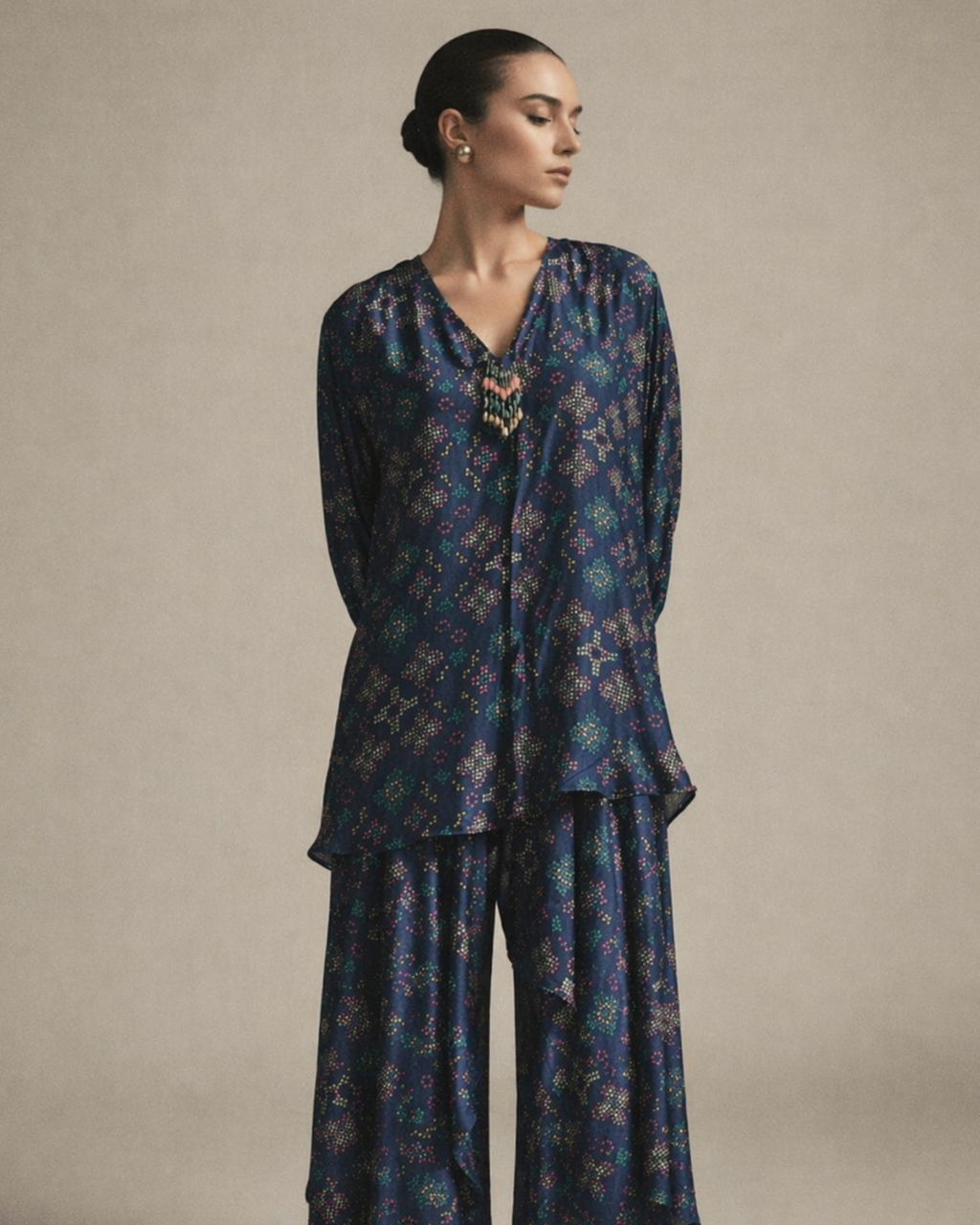 Midnight Bloom Co-Ord Set